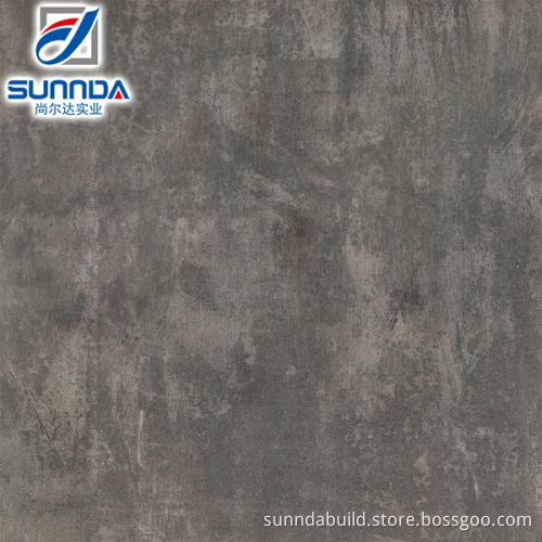 Hot Sale American designs Black Grey Cement Stone Look Tile Rustic Porcelain For Non slip Bathroom Floor Tiles